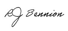 Richard Bennion signature